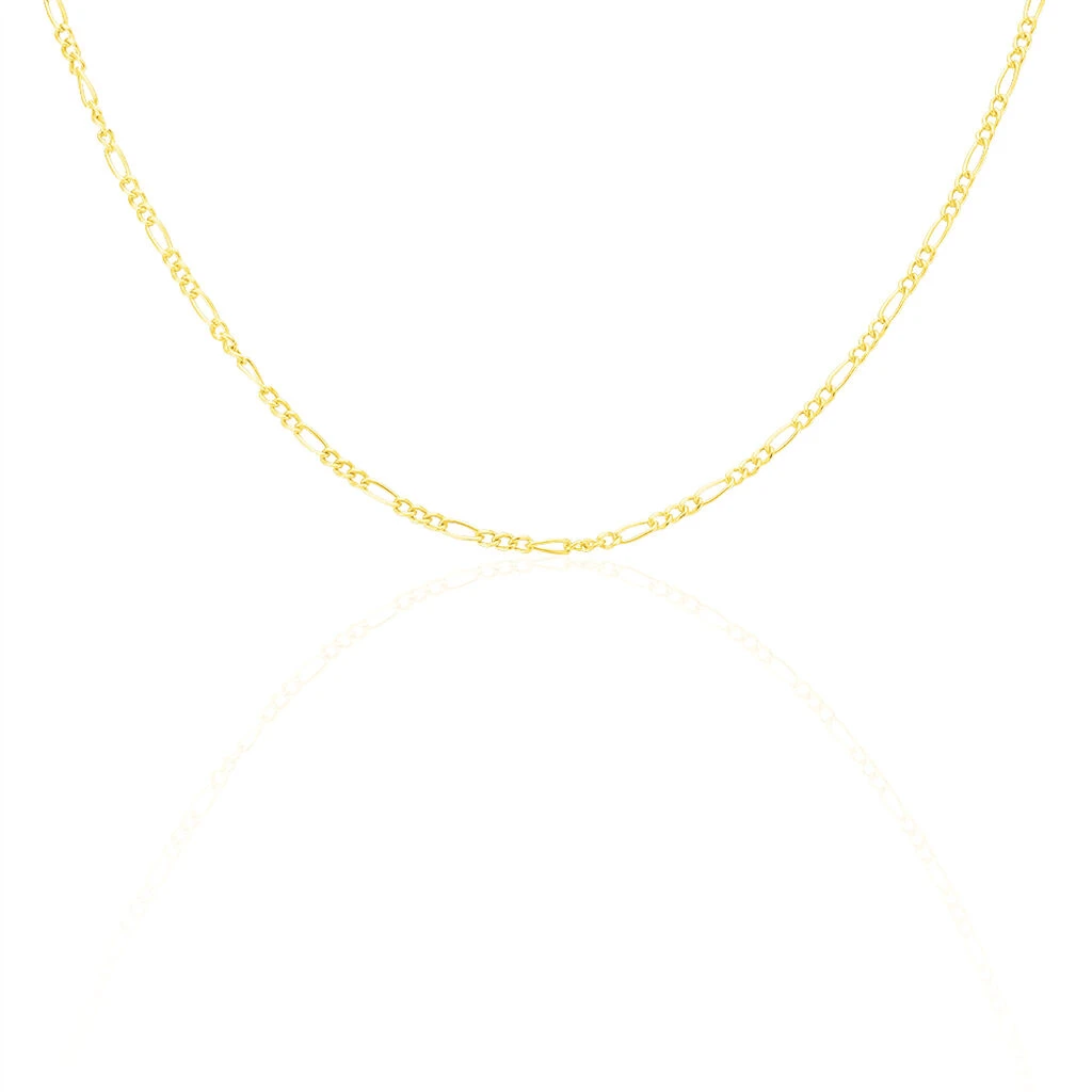 Chaîne Cameo Maille Alternee 1/3 Or Jaune – Image 2
