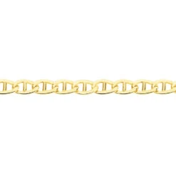 Chaîne Capucin Maille Marine Plate Or Jaune