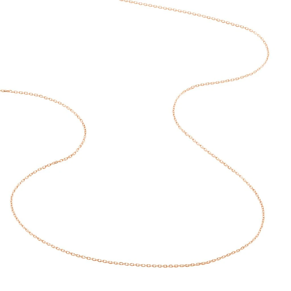 Chaîne Maille Forçat Diamantee Or Rose – Image 3
