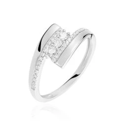 Bague Elorria Or Blanc Diamant
