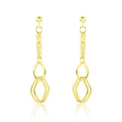 Boucles D'oreilles Pendantes Blinda Or Jaune