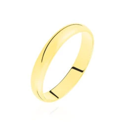 Alliance Aphrodite Demi Jonc Bombe Or Jaune
