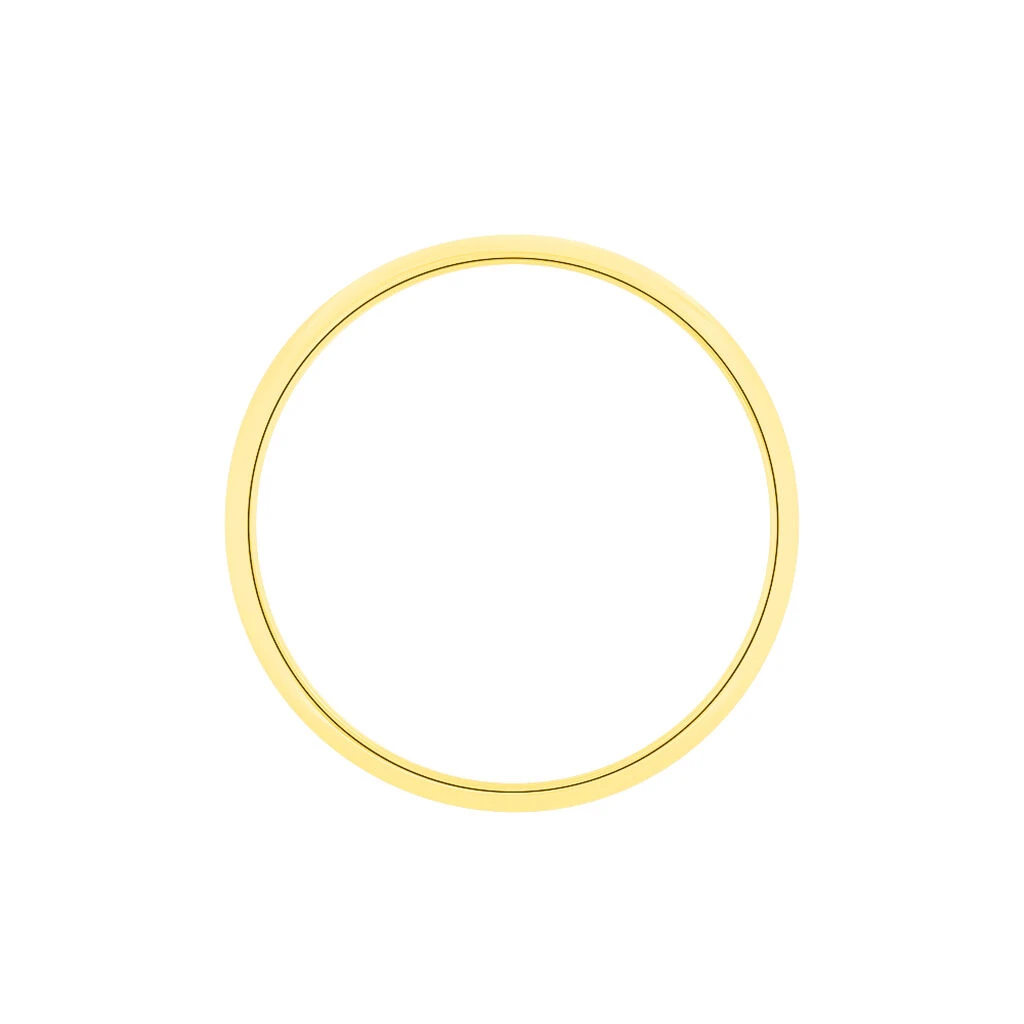 Alliance Aphrodite Demi Jonc Bombe Or Jaune – Image 3