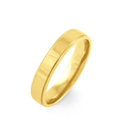 Alliance Beatrice Ruban Plat Or Jaune