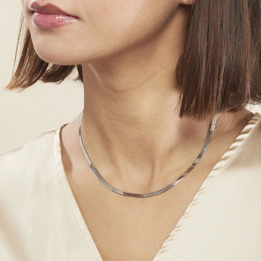 Collier Clemance Argent Blanc – Image 5