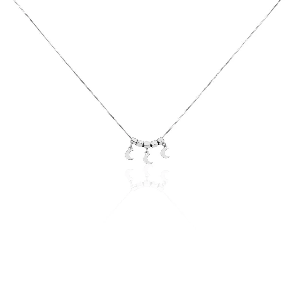 Collier Argent Blanc Olie