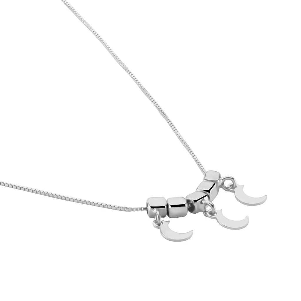Collier Argent Blanc Olie – Image 2