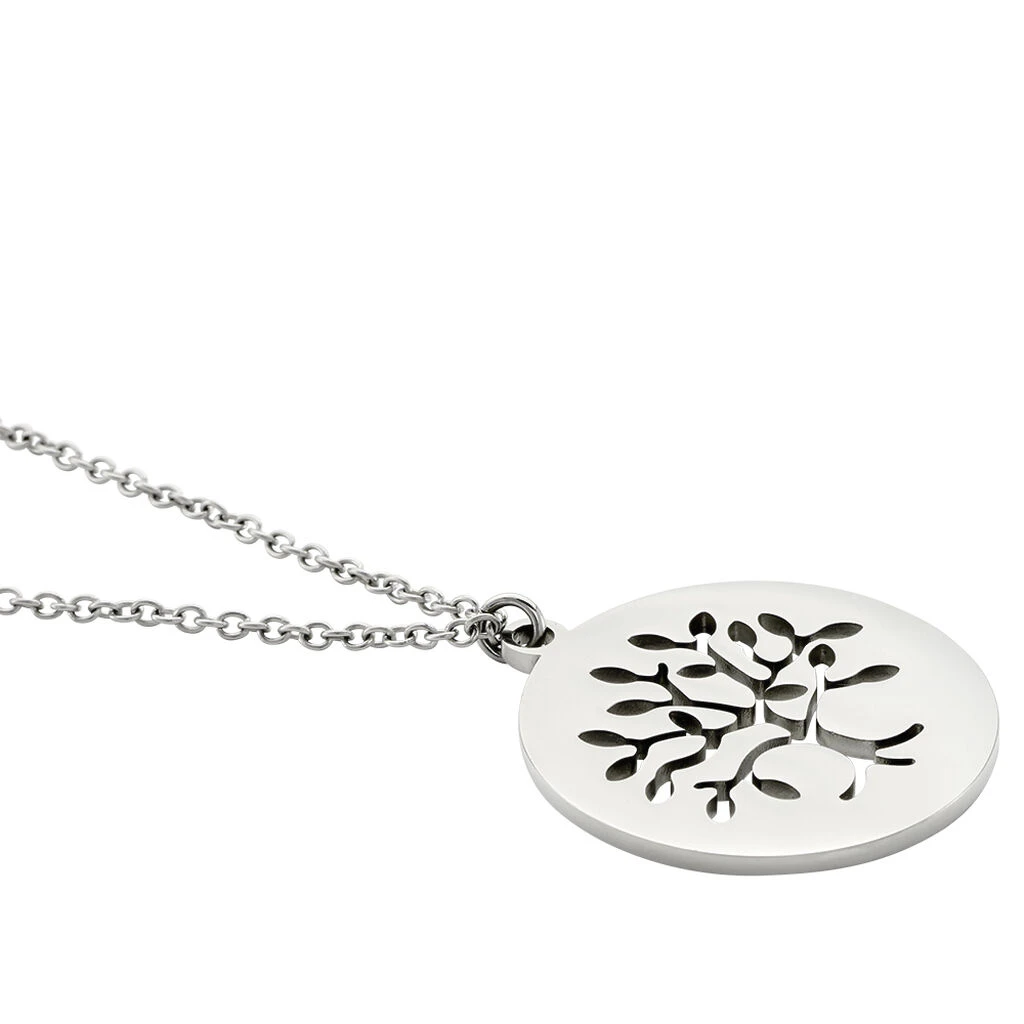Collier Acier Blanc Ganet – Image 2